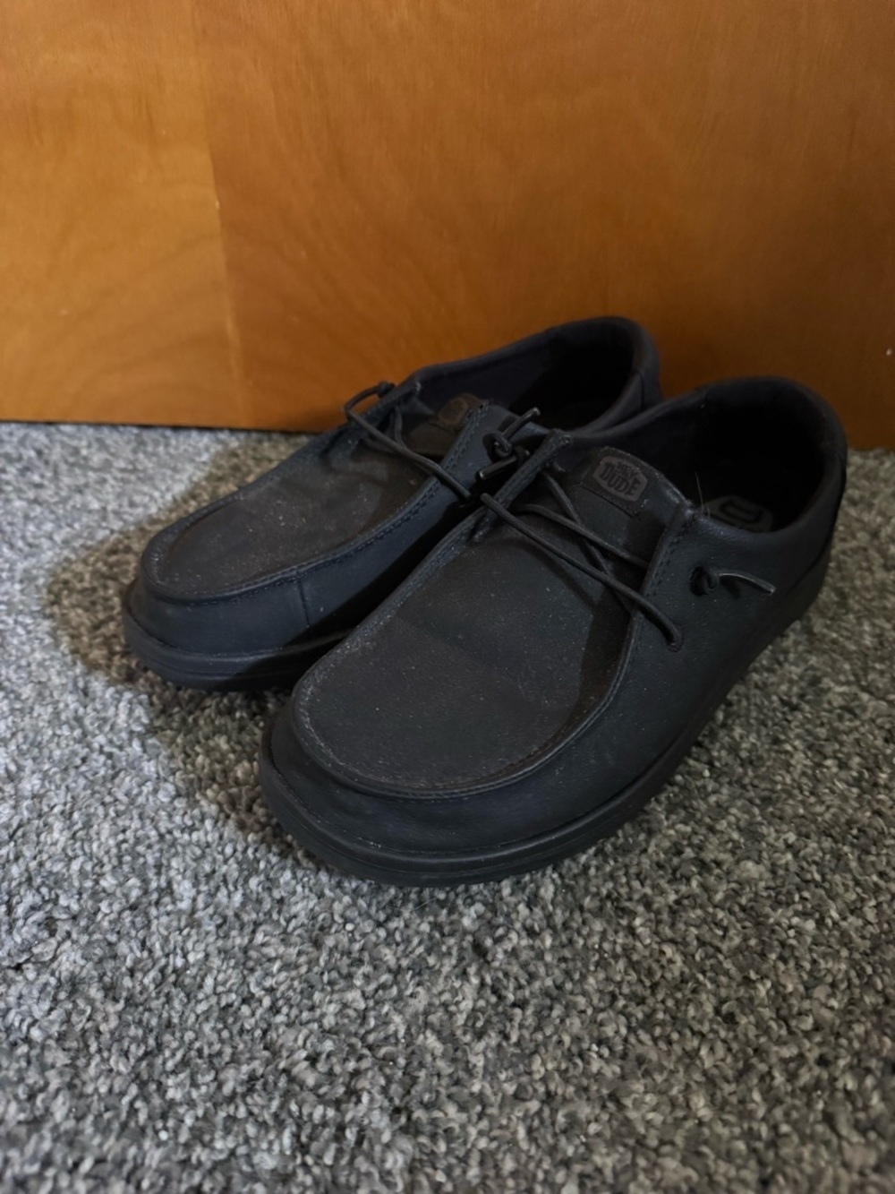 Hey Dude Women's Black Casual Slip-On Loafers